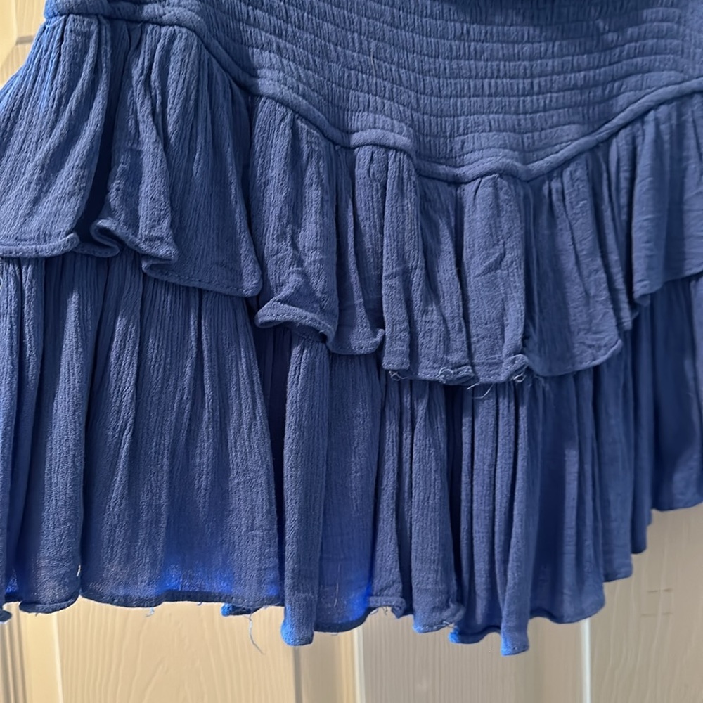Blue Ruffle Skort - Picture 4 of 4